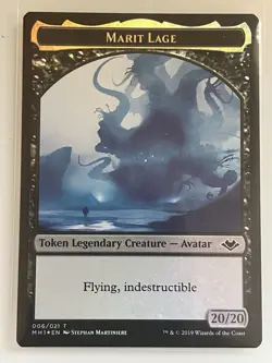 MTG Marit Lage Token - Modern Horizons - NM FOIL Magic The Gathering - Image 1
