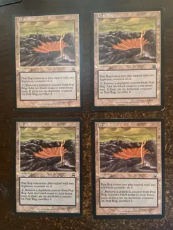 4x Peat Bog - Mercadian Masques - MTG - Magic the Gathering - LP Playset - Image 1
