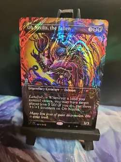 Ob Nixilis, the Fallen ✨Halo Foil✨ Encyclopedia Secret Lair MtG - Image 1