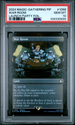 MTG PSA 10 Fallout War Room Foil Promo #1068 Launch Party WPN PIP ReleaseBuyABox - Image 1