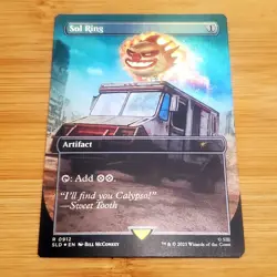 1x Sol Ring 0912, Foil, Twisted Metal Sweet Tooth, Secret Lair, Magic MTG NM - Image 1