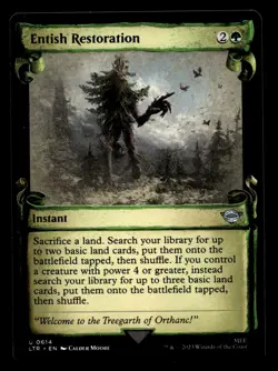 Entish Restoration (Showcase Scrolls) 614 U Universes Beyond: The Lord of the Ri - Image 1