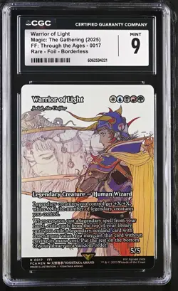 JODAH, THE UNIFIER Final Fantasy Warrior of Light Foil Rare FFI CGC 9 MTG - Image 1