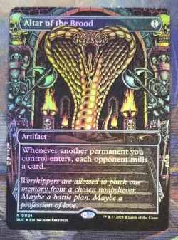 1x FOIL Altar Of The Brood MTG Encyclopedia Of Magic Secret Lair NM - Image 1