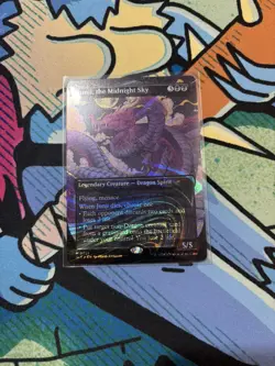 Junji, The Midnight Sky HALO FOIL Secret Lair Encyclopedia MTG NM 0037 - Image 1