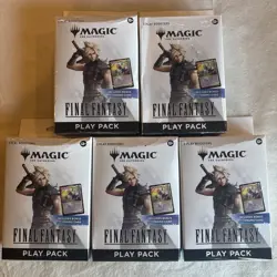 Magic the Gathering: Final Fantasy Play Booster Box Play Pack -NEW- Lot Of 5 - Image 1
