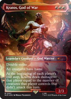 MTG God of War: Greek, Foil, New/Sealed, Secret Lair Drop (In Hand) - Image 3