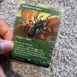 (Foil) Radioactive Spider (Borderless) (212) Marvel's Spider-Man Mtg NM - Image 1