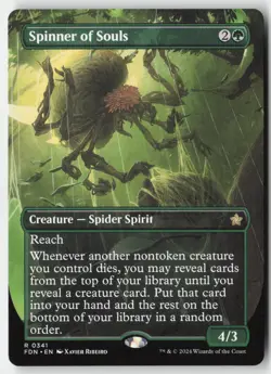 MTG - Spinner of Souls (Borderless) R Foundations 341 LP-NM - Image 1