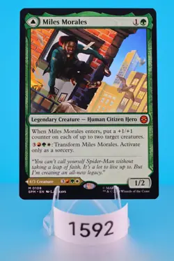 MTG Miles Morales Marvel's Spider-Man Regular #108 - Image 1