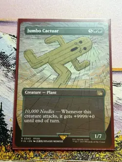 Jumbo Cactuar (Borderless) [FINAL FANTASY] Near Mint - Image 3