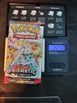 VERY HEAVY! GOD PACKUUU 22.32g Prismatic Evolutions Pokemon TCG Booster (SEALED) - Image 1