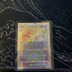 Pokemon Alolan Vulpix VSTAR (Secret) 197/195 Sword & Shield Silver Tempest Holo - Image 1