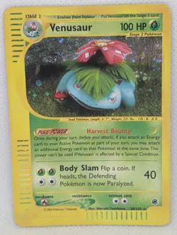 Venusaur 030/165 Expedition Base Set Holo Rare Pokemon TCG Nintendo e-reader LP - Image 1