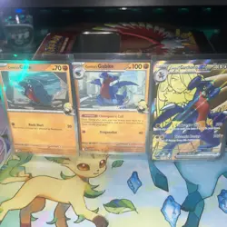 Pokemon Destined Rivals Promo Set Cynthia’s Garchomp Ex 204 Blackstar Mint - Image 3