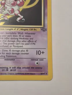 Mr Mime Pokemon 1st Edition NM - WOTC Holo 6/64 Jungle 1999 - Image 4