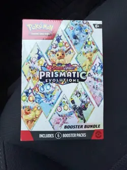 Pokemon TCG Scarlet & Violet Prismatic Evolutions Booster Bundle Factory Sealed - Image 1