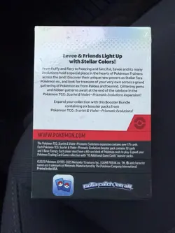 Pokemon TCG Scarlet & Violet Prismatic Evolutions Booster Bundle Factory Sealed - Image 3