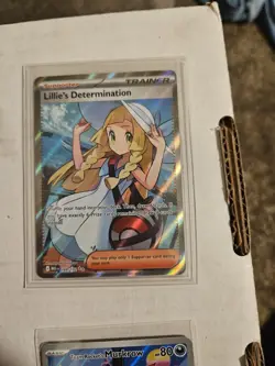 Pokemon Lillie's Determination 169/132 Mega Evolutions Secret Full Art Nm - Image 1