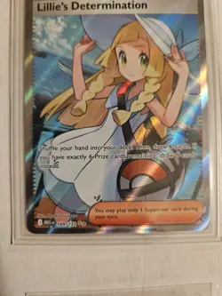 Pokemon Lillie's Determination 169/132 Mega Evolutions Secret Full Art Nm - Image 2