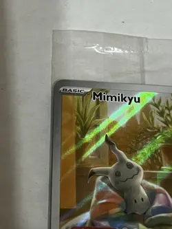 17 Mimikyu Pokemon SVP 075 Full Art Illustration Rare Black Star Promo NM - Image 3