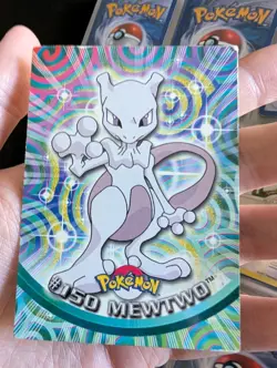 2000 Topps Pokemon TV Animation Edition Series 3 non foil #150 Mewtwo - Image 1