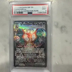 Charizard EX 223/197 PSA 9 Obsidian Flames Special Illustration Rare Pokemon - Image 1