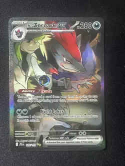 2025 Pokemon TCG - N's Zoroark EX - 185/159 - Journey Together - SIR - Image 1