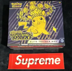 Pokemon Scarlet & Violet Surging Sparks Elite Trainer Box (SEALED) - Image 1
