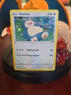 Pokemon 2020 Sword & Shield Black Star Promos Snorlax #SWSH032 - Image 2