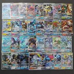 Pokemon TCG RR GX Blastoise Zeraora Kartana Ampharos Alolan Ninetales 32*Lot FM - Image 1