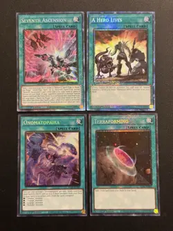 2025 YUGIOH RA04 COLLECTORS RARE A HERO LIVES NM BONUS SET - Image 1