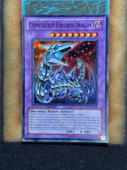 Yugioh Chimeratech Fortress Dragon CT07-EN013 Super Rare Limited Edition MP - Image 1