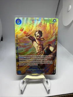 One Piece Card Game Portgas D Ace SEC Carrying on His Will OP13 119 English - Image 1