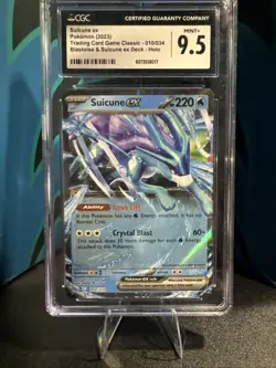 Pokemon TCG Suicune EX Classic Collection Trading Card 010/034 CGC 9.5 - Image 1
