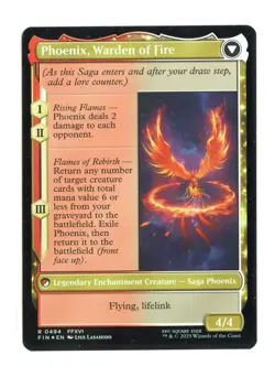 Joshua, Phoenix's Dominant (Extended Art) R 494 Foil Final Fantasy MTG Card NM - Image 2