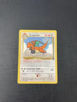 Pokemon Card Dragonite #5 RARE First Movie Stamped Black Star Promo WOTC English - Image 2