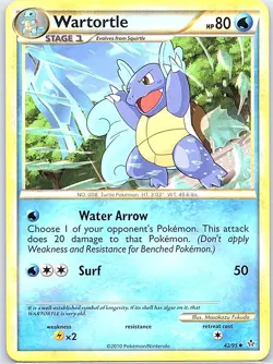 Wartortle 42/95 Non Holo Unleashed - Pokemon Card - NM - Image 1