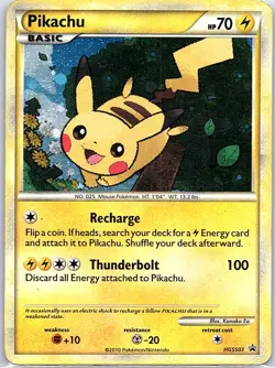 Pikachu - HGSS03 Holo HGSS Promos - Pokemon Card - LP - Image 1