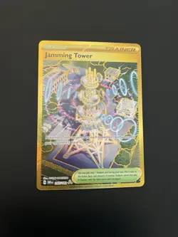 Pokemon TCG Trainer Jamming Tower Card 243/182 Destined Rivals - Image 1