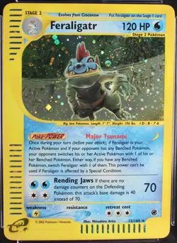 Pokemon ~ Expedition Base Set ~ Feraligatr ~ Holo Rare ~ CGC 9 Mint ~ #12 - Image 3