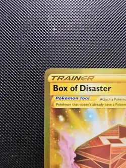 Gold Box Of Disaster Pokemon Full Art Trainer Card - Image 2