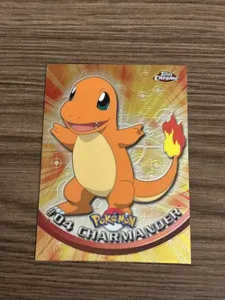 Pokemon Card - Charmander #04 - Topps Chrome - Image 1