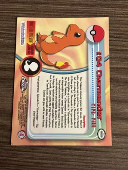 Pokemon Card - Charmander #04 - Topps Chrome - Image 2