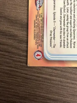Pokemon Card - Charmander #04 - Topps Chrome - Image 3