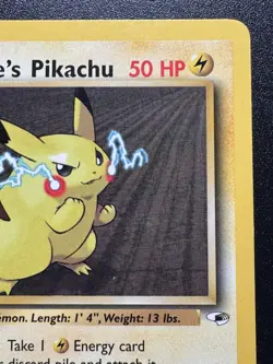 1st Edition Lt. Surge's Pikachu 81/132 Gym Heroes Pokemon Card Rare Near Mint - Image 4