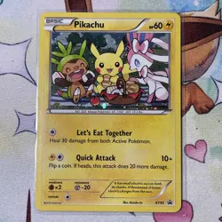 Pokemon Pikachu TCG XY95 XY Black Star Promo Holo Card Near Mint Condition - Image 1