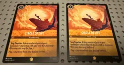 Disney Lorcana Fabled Legendary Circle Of Life 2 Card Lot! 🦁 Non Foil - Image 1