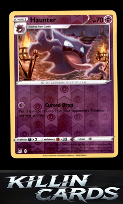 Reverse Holofoil Haunter 065/196 Pokemon Uncommon SWSH11: Lost Origin Card NM - Image 1
