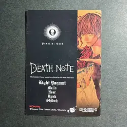 S2653 Light Death Note Konami Japan Trading Cards Vintage Rare - Image 2